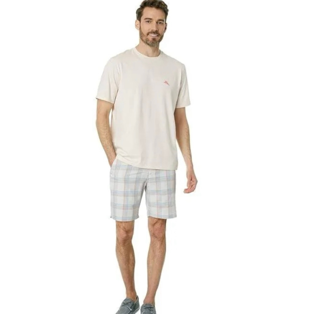 Tommy Bahama Retro Surfside Tee XL Off-White Multicolor NWT - Picture 3 of 4